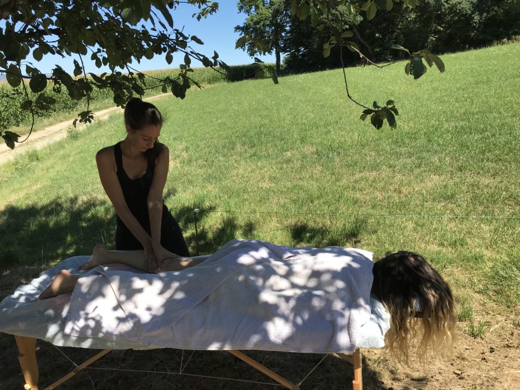 massage bien-être, détente, relaxation